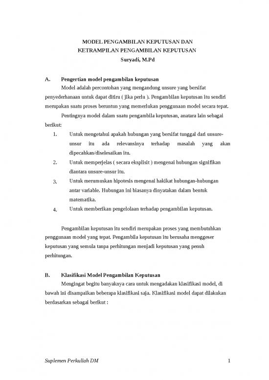 picture_Model Pengambilan Keputusan Dan Ketrampilan Pengambilan Keputusan | Ilmu Kependidikan